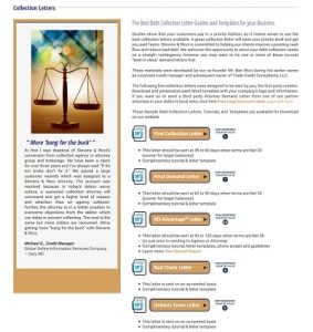 Sample Debt Collection Letters for Texas
